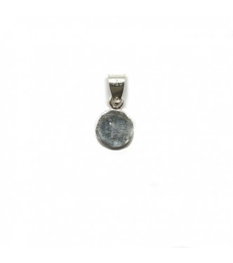 PE001405 Genuine sterling silver small pendant charm solid hallmarked 925 Emoticon smile 